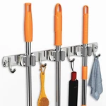 Cuxixa Mop And Broom Holder Wall Mount, Upgraded Organizer .... Fixed Price $16.99.