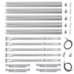 15.4" Grill Kit For Charbroil Burner, Silver White. Fixed Price $58.99.