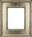 Elegant 11X14 Silver Leaf Antique Picture Frame - Open Back, No Glass. Fixed Price $161.99.