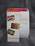 Easy Cooking Recipe Markers Dividers Card Index Tabs Cookbook Organizer. Fixed Price $89.99.