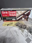 Rev-a-shelf Sink Front Trays Two 11 1/4" Tip Out White Polymer-nib. Fixed Price $19.95.
