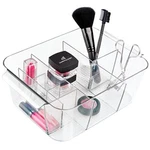 Idesign Clarity Interdesign Cosmetic Organizer Tote For Vanity Cabinet Hold. Fixed Price $25.70.
