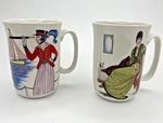 Villeroy & Boch Coffee Mug Cup Design 1900 Porcelain Luxembourg Set 2. Fixed Price $55.00.