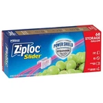 Ziploc Gallon Slider Bags Power Shield Tech 68 Ct Durable Food Storage. Fixed Price $10.91.