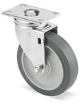Nexel Polyurethane Caster Kit 2 Swivel Rigid 5" 1-1/4". Fixed Price $35.00.