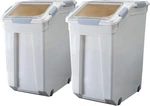Hanamya 33 Liter / 50 Lbs Rice Storage Container With Measuring Cup, Bpa Free,. Fixed Price $105.93.
