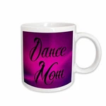 3DROSE Dance Mom, Pink And Purple Background Mug. Fixed Price $11.99.