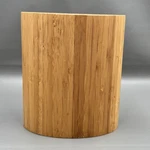 Bamboo Cooking Utensil Holder Oval Totally 7X6". Fixed Price $13.59.