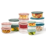 Pyrex Simply Store 28-PIECE Glass Food Storage Set Bap Free-leak Proof Lids. Fixed Price $45.00.