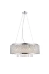 Elegant Lighting V2914D24/RC Amelie 10 24"W Crystal Pendant - Chrome. Fixed Price $534.60.
