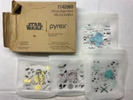 Pyrex Star Wars 4PC Silicone Storage Bags - Medium & Large 1142969. Fixed Price $17.50.