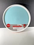 New Copco Non-skid Pantry Cabinet Lazy Susan Turntable 12" Teal Pad. Fixed Price $17.92.