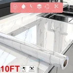 Marble Contact Vinyl Self Adhesive Peel Stick Wallpaper Kitchen Countertop. Fixed Price $18.91.