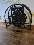 New! Home Basics Steel Owl Napkin Holder Brown - Cute. Fixed Price $7.99.