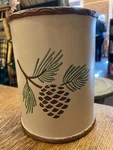 Pinecroft Park Designs Utensil Crock Cabin Lodge Decor. Fixed Price $65.00.