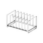 Yamazaki Home Tower Under Sink Adjustable Lid And Frying Pan Organizer - Steel. Fixed Price $38.50.
