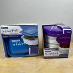 Cool Gear Ez-freeze Stayfit Food Container Blue Purple Lunch Chiller Snack Minis. Fixed Price $24.88.