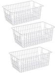 Blitzlabs Freezer Baskets Wire Storage Organizer Bins Metal. Fixed Price $51.88.