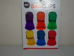 New Clip'n 6 Magnetic Bag Clips Multi-purpose Assorted Colors 3 Inches Length. Fixed Price $7.59.