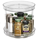 Sorbus 9 Inch 2 Tier Clear Lazy Susan Organizer, Turntable For Spic.... Fixed Price $33.65.