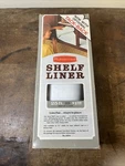 Vintage Rubbermaid Shelf Liner - 12X25 White No. 1604. Fixed Price $9.95.