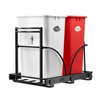 Dual Under Sink Trash Can Heavy Duty Pull Out Cabin... Fast Ship. Fixed Price $175.81.