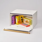Yamazaki Home Tosca Bread Box Steel + Wood Countertop Storage Container. Fixed Price $117.60.
