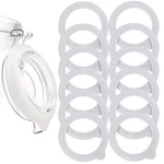 Luter 12PCS Silicone Jar Seal Replacement Airtight #16738, White.. Fixed Price $17.84.