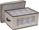 Household Essentials Wine Glass Storage Box, Strong Frame And Natural. Fixed Price $42.99.