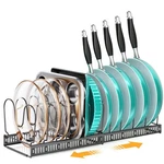 Mudeela Pot Organizer Rack For Under Cabinet, Expandable 11.81''-22.8.... Fixed Price $41.55.