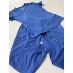 Med Couture Touch Womens Scrub Set V-neck Top Jogger Pants Royal Blue Small. Fixed Price $41.80.