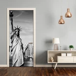 Self Adhesive Door Wrap Removable Peel & Stick Architecture Statue Of Liberty. Fixed Price $24.99.