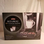 Keurig 2.0 Storage Metal Drawer Black Holds 28 K-cup Packs 20 K-carafe. Fixed Price $9.97.