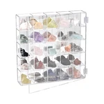 Ikee Design Mountable 25 Compartments Premium Acrylic Display Case Cabinet. Fixed Price $56.86.
