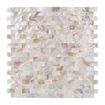 10 - Sheet Pearl Shells Tile Peel And Stick Backsplash, Self Adhesive Wall Ti.... Fixed Price $136.38.