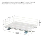 Household Essentials Glidez Pull-out/slide-out, 1-TIER Design, 1215-1 White. Fixed Price $32.60.