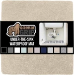 Gorilla Grip Quick Dry Waterproof Under Sink Mat 24" X 30", Beige. Fixed Price $24.69.