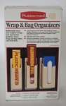 Vintage Rubbermaid Wrap & Bag Organizer Wall Mount Plastic Storage Holders Usa. Fixed Price $32.55.