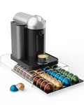 Storage Drawer For Nespresso Vertuo Coffee Pod Holder Counter Acrylic Cof.... Fixed Price $48.00.