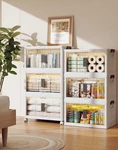 Olarhike 48QT Stackable Storage Bins With Lids - Folding Boxes D.... Fixed Price $246.13.