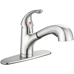 Derengge Single Handle Pull Out Kitchen Faucetstainless Steel Sink. Fixed Price $99.82.