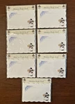 Carol Rose Garden Snowman Recipe Cards 15 Count Embossed Die Cut Lot Of 7. Fixed Price $84.00.