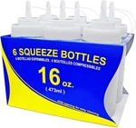 New Star Foodservice 16 Oz Clear Squeeze Bottle, Wide Mouth, Pack Of. Fixed Price $49.39.