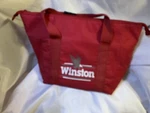Winston Cup Vtg Insulated Cooler Bag Zippered Very Good Condition. Fixed Price $9.00.