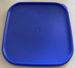 Tupperware 7 Square Modular Mate Blue Replacement Lid #1623 For 1619 1620 1621. Fixed Price $5.99.