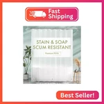 Amazerbath Shower Curtain Liner, 72X72 Plastic Frosted Cute Peva. Fixed Price $11.38.
