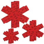 Pot And Pan Protectors 6 Set Felt Cookware Stacking Separators Red. Fixed Price $15.62.