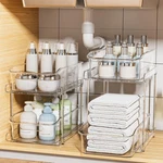 Delamu 2-TIER Under Sink Organizers And Storage, Multi-purpose Stackable Bath.... Fixed Price $40.31.