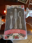 Dinner Napkins Guest Fingertip Towels Ply 32 Count Let's Eat C.r. Gibson New. Fixed Price $9.95.