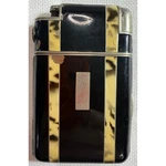 Vtg Marathon Slide-a-lite Cigarette Case Lighter Art Deco Enamel Tortoise Box. Fixed Price $79.99.